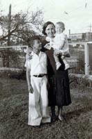 Charles (brother), Oda Mae (mother), Harlan (toddler)